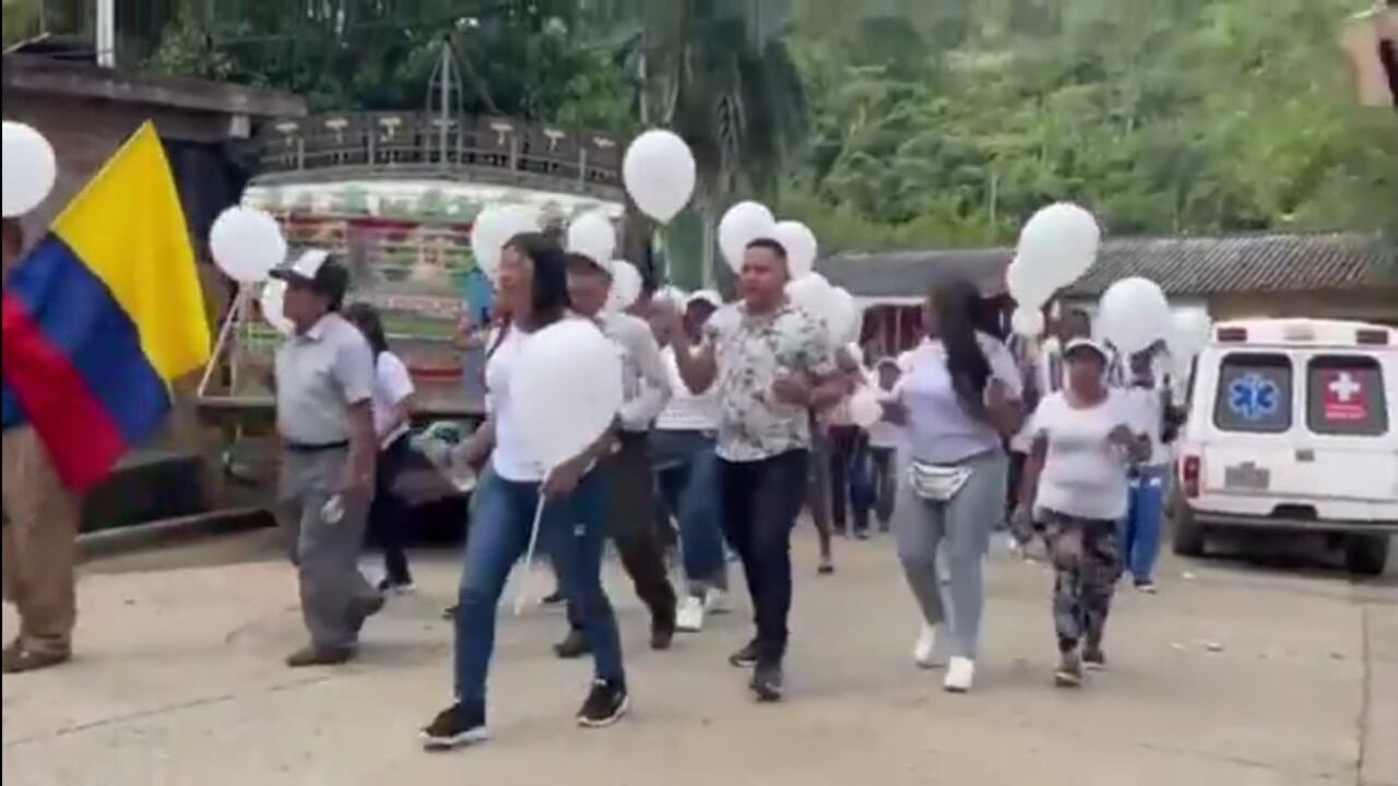 Piden la paz en Suárez, Cauca