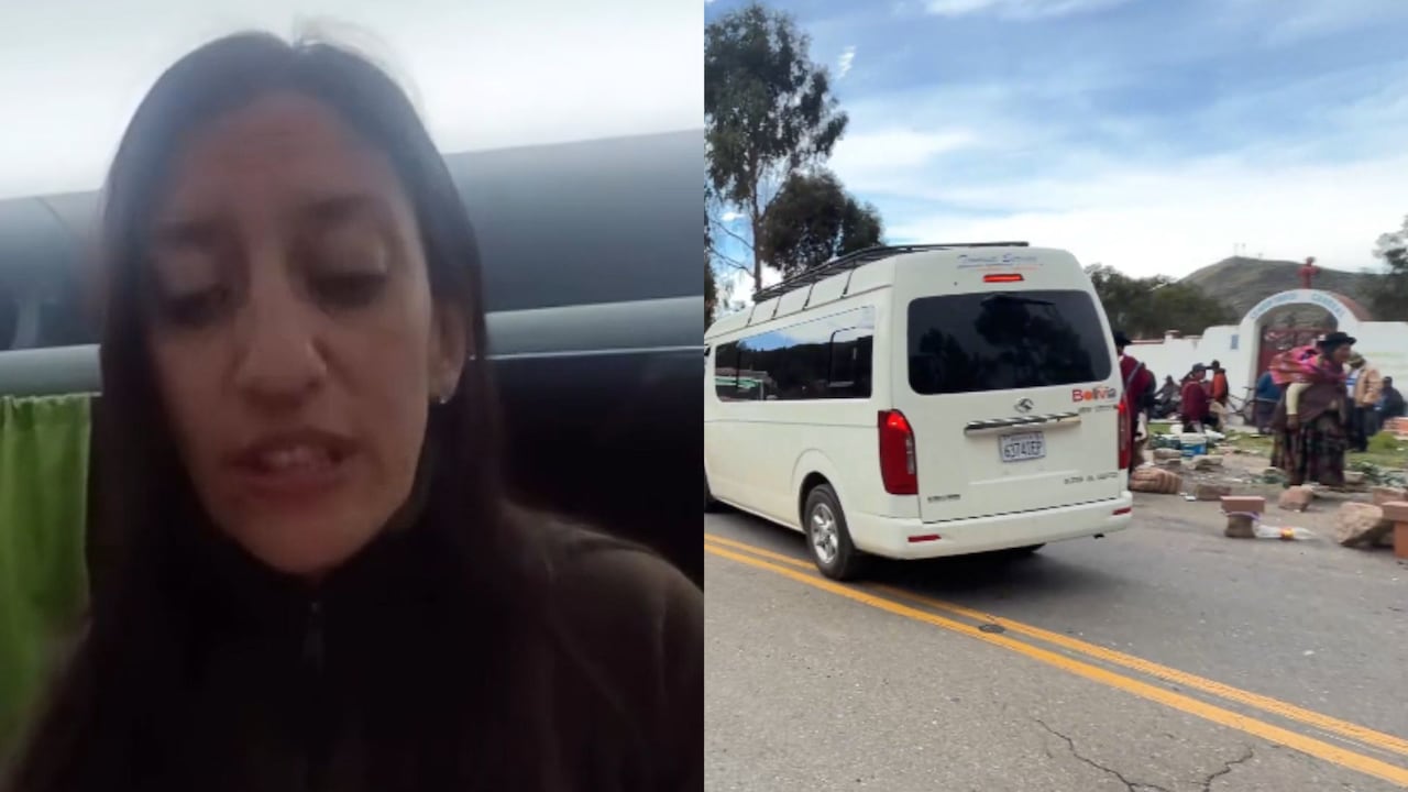 Maribel Camacho es la colombiana que hace la denuncia de bloqueos en Bolivia.