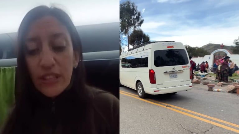 Maribel Camacho es la colombiana que hace la denuncia de bloqueos en Bolivia.