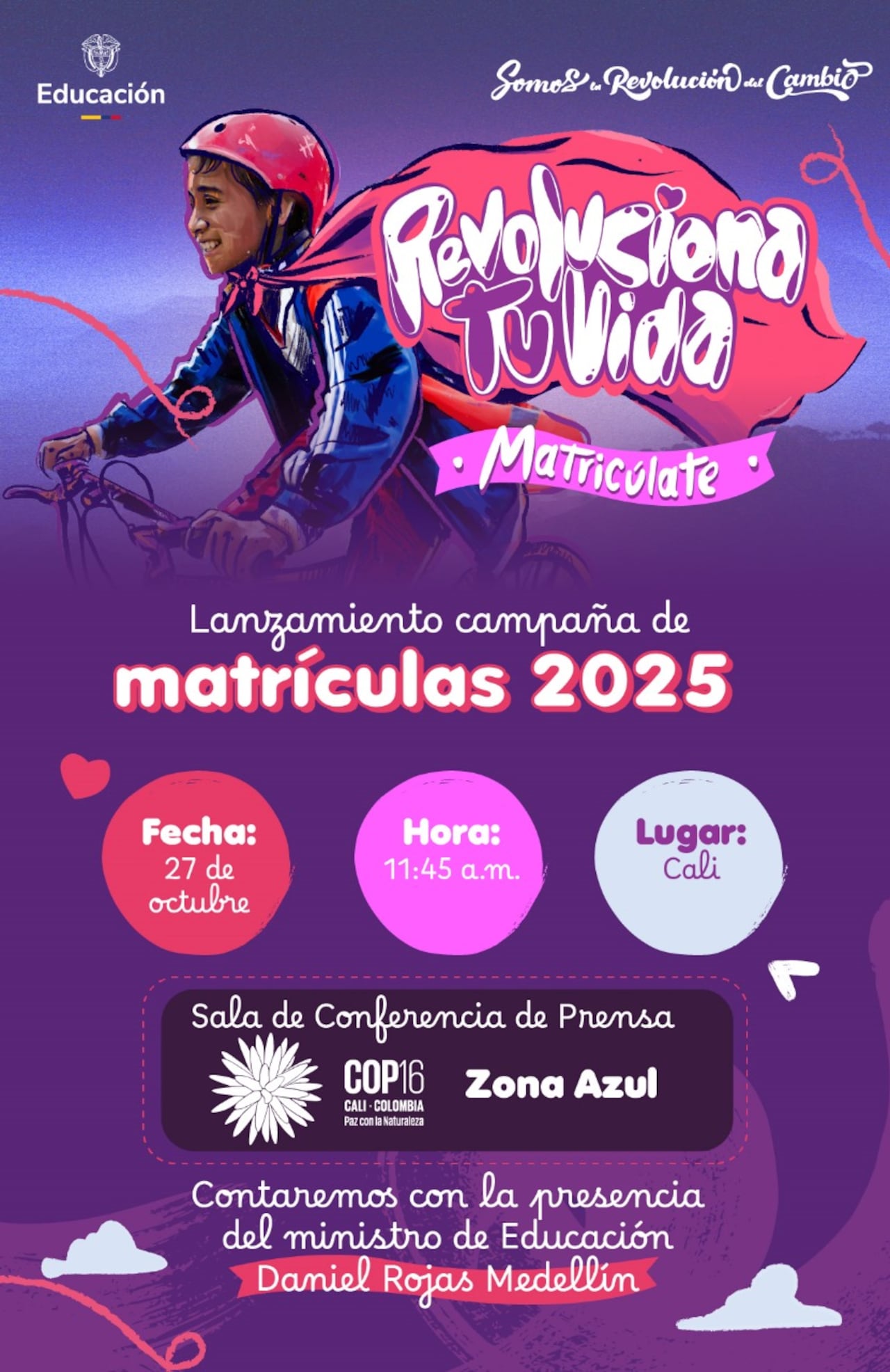 Así será la presentación oficial.