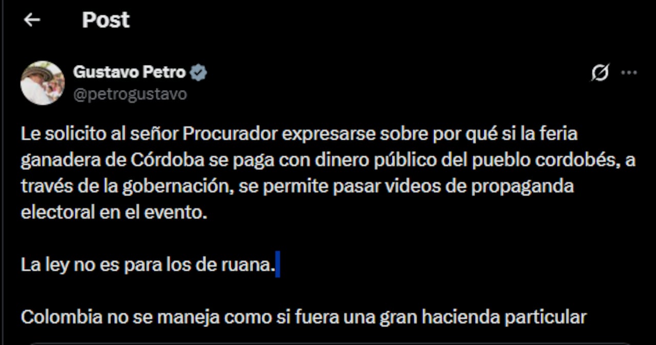 El jefe de Estado Gustavo Petro desató una profunda controversia política.