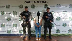 La capturada fue dejada a disposición de la autoridad competente por múltiples delitos.