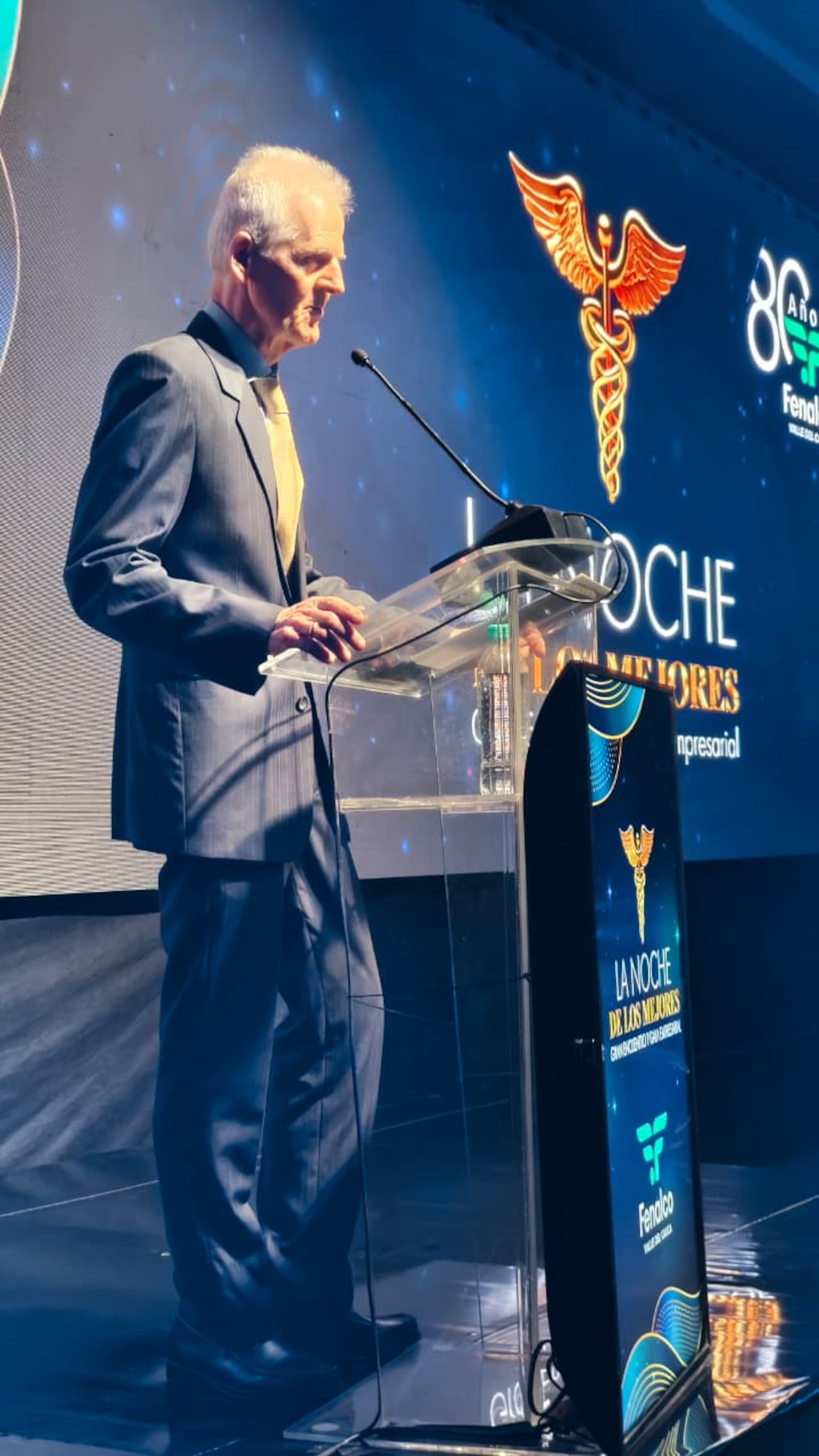 Imagen de la ceremonia de la 'Noche Mejor del Año', de Fanalco Valle.