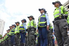 Presentación de los 100 Agentes de Ditra que acompañarán los operativos en zonas de mayor afectación a los agentes de tránsito.