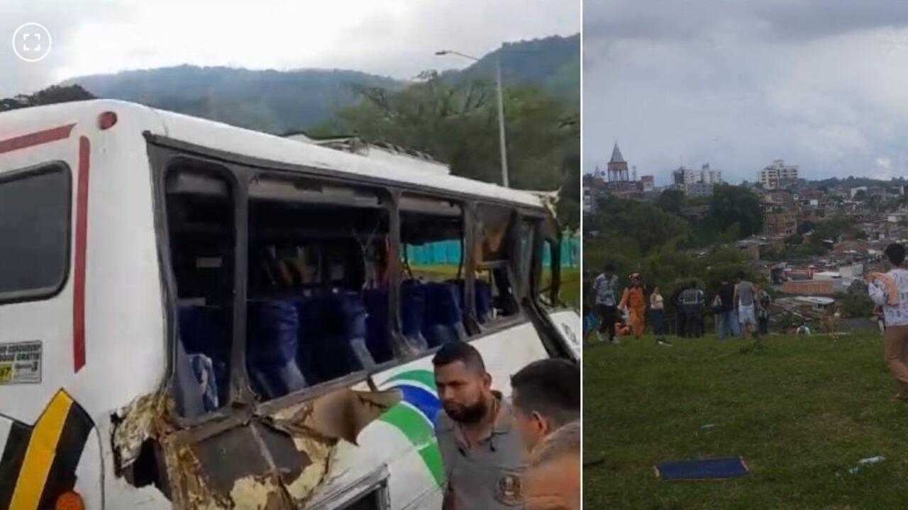 Accidente vial en la vía La Calera