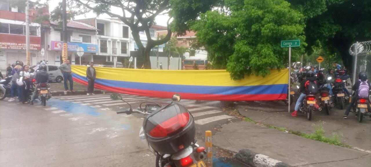 Los estudiantes del Sena se manifestaron en la mañana del 12 de marzo.