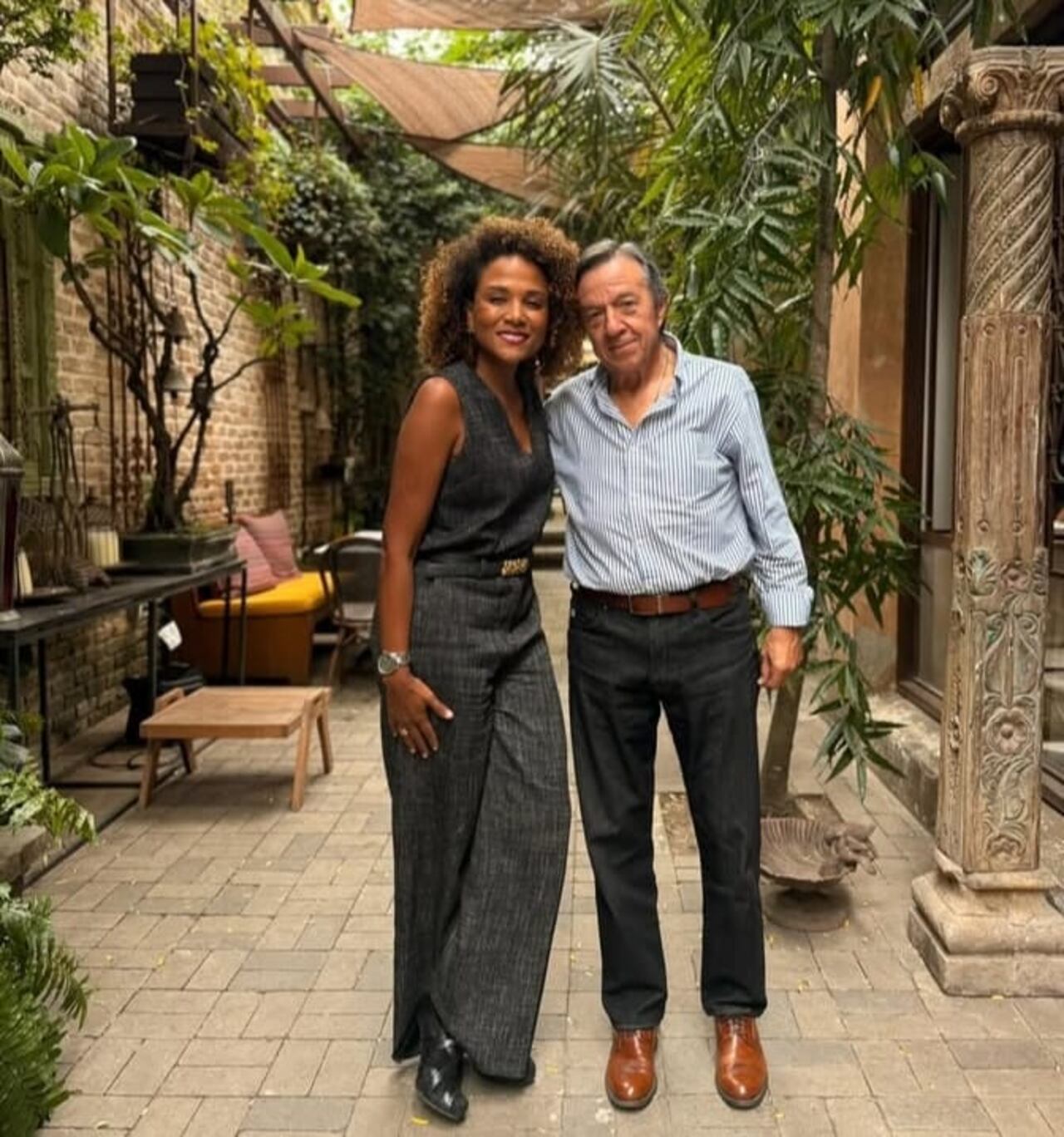 Mabel Lara y Paulo Laserna.