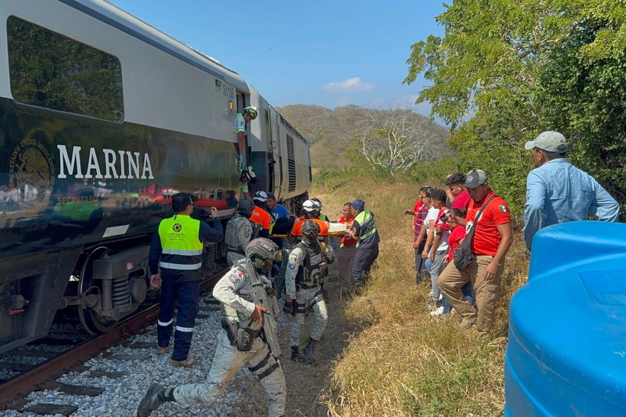 Accidente de tren en México