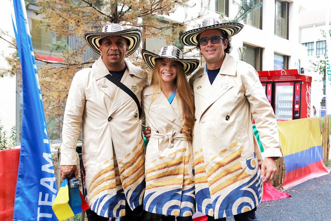 Traje oficial de la delegación colombiana para la inauguración de los juegos olímpicos París 2024