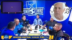 Presidente del Unión Magdalena estalla en vivo en contra de periodista caleño.