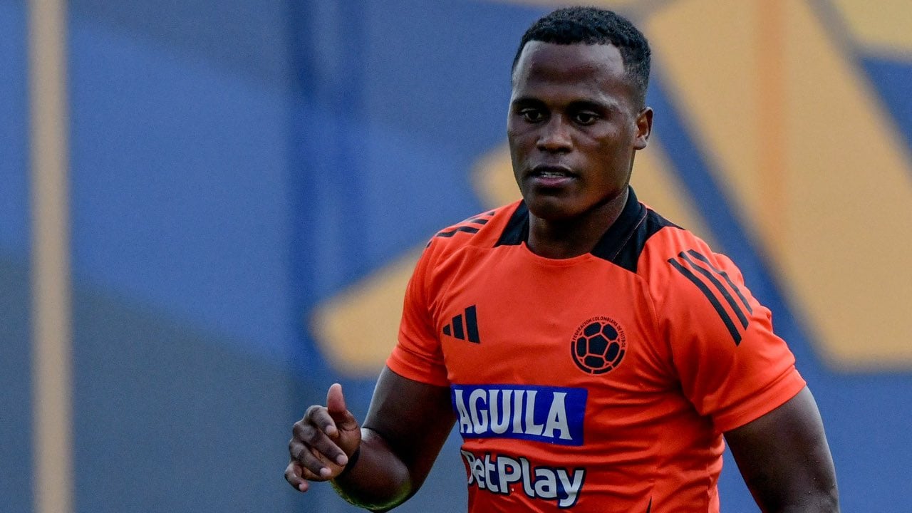 Jhon Arias, en concentración con la Selección Colombia