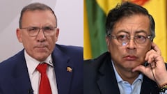Roy Barreras y Gustavo Petro.