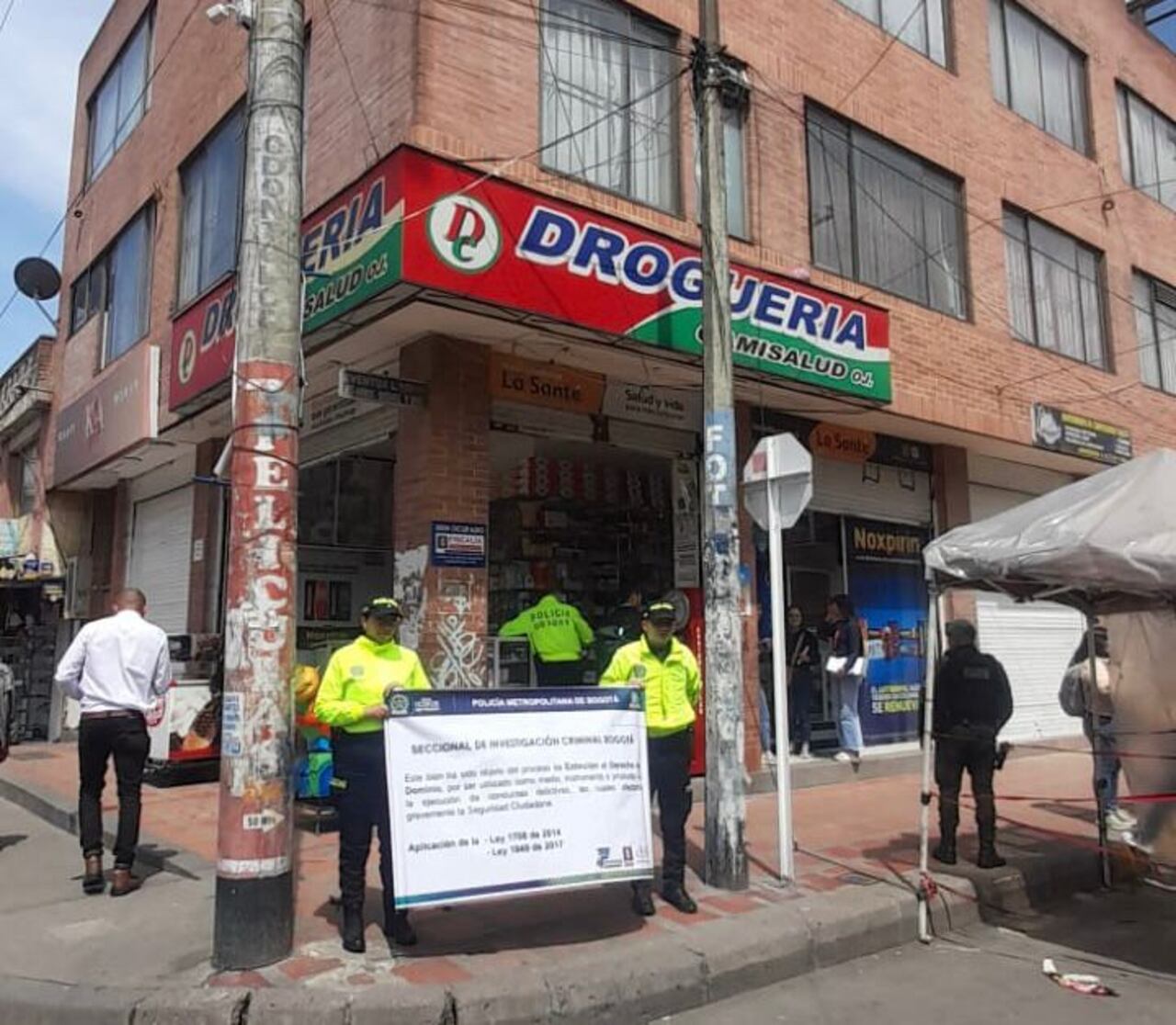 Los inmuebles a los que se les aplicó la extinción de domino están avaluados en $10.000 millones.