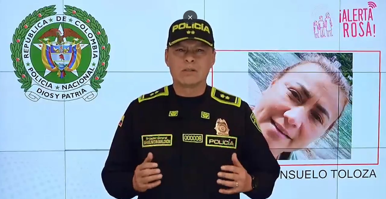 Policía Nacional sobre caso de Yulixa Toloza.