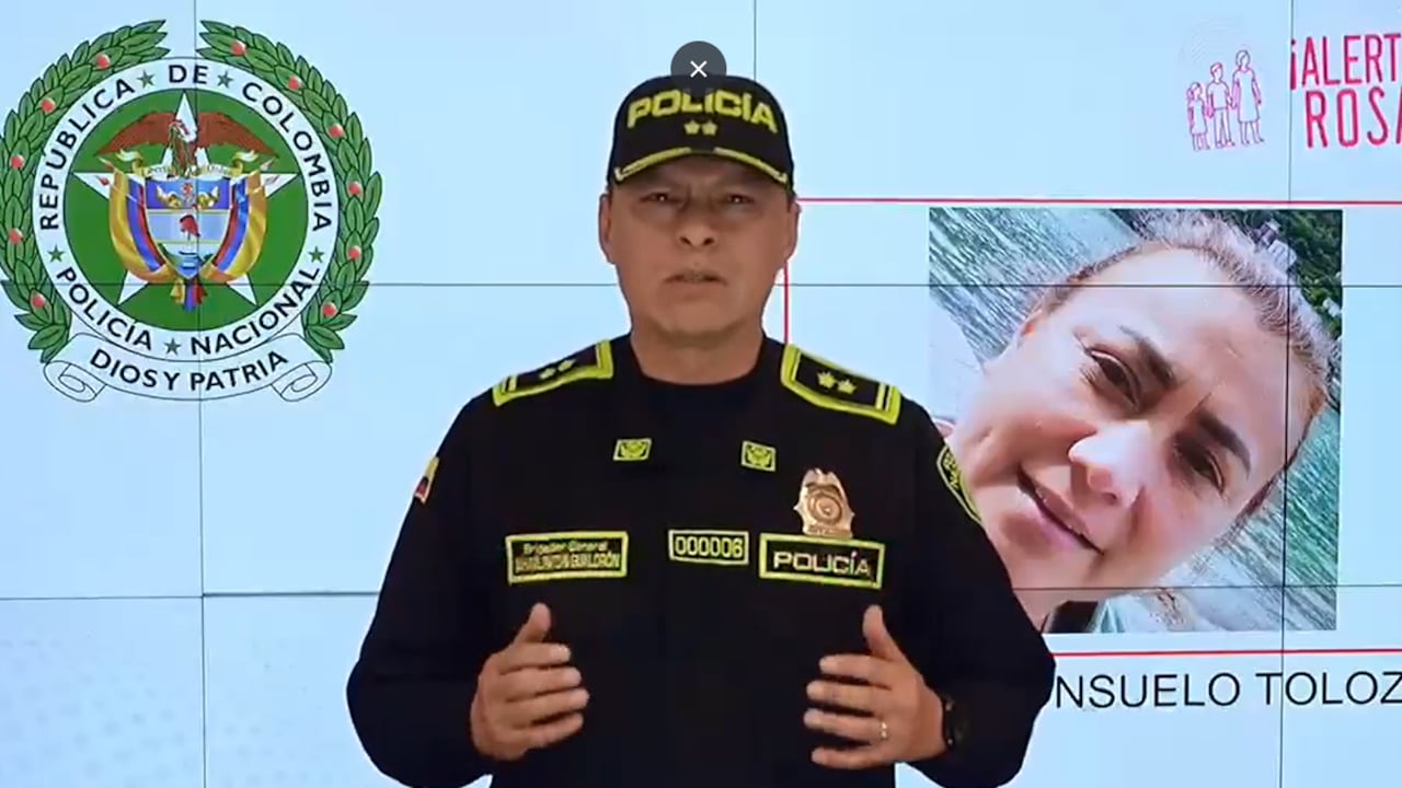 Policía Nacional sobre caso de Yulixa Toloza.