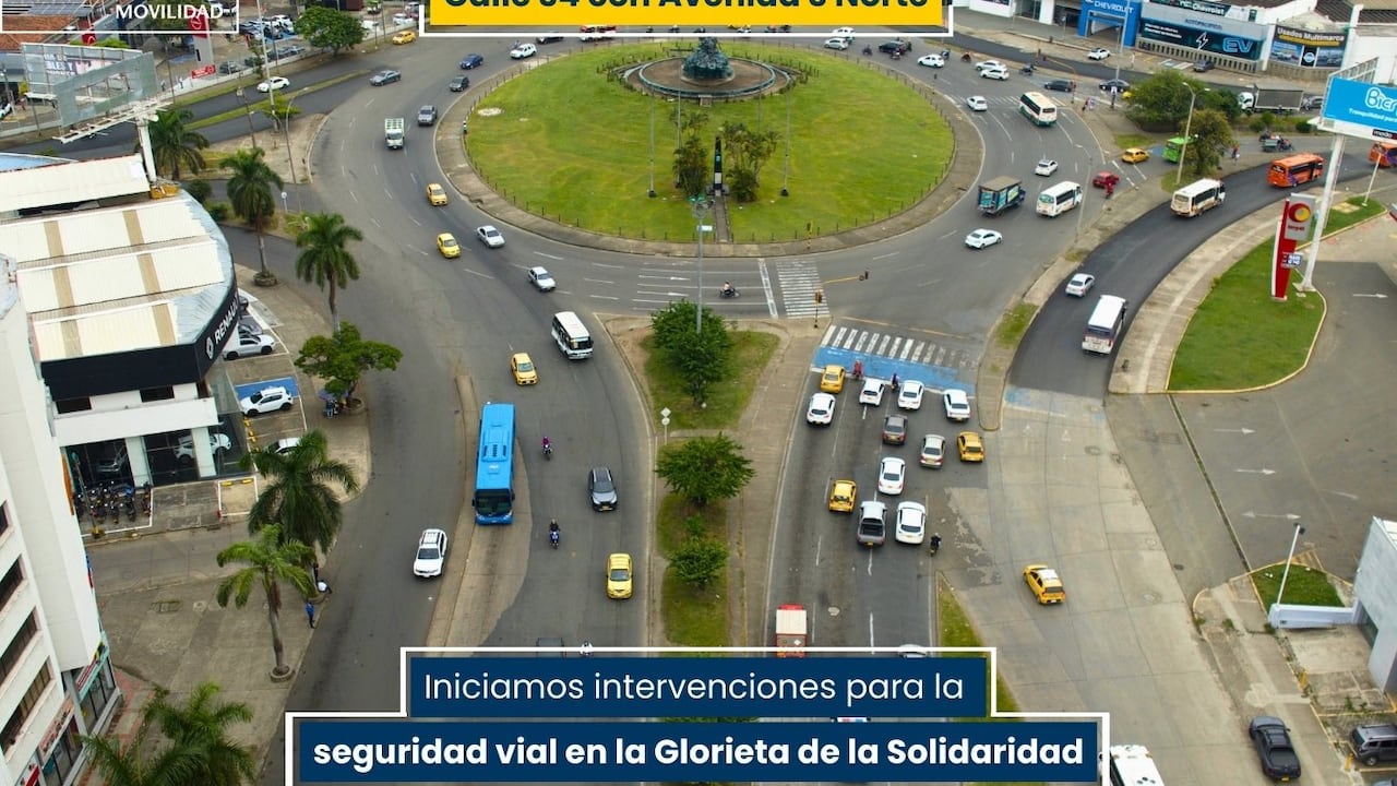 Inician obras en la intersección de la Glorieta de la Solidaridad, buscan reducir siniestros viales.