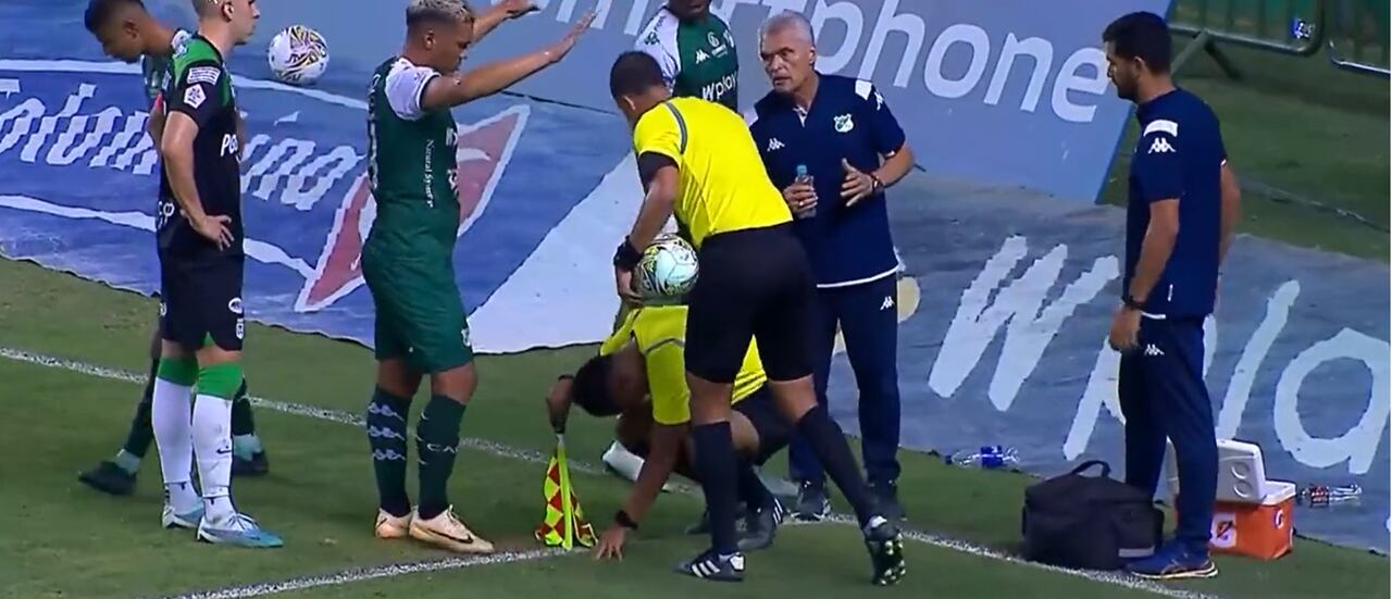 Los hechos se presentaron sobre el minuto 70 de juego.