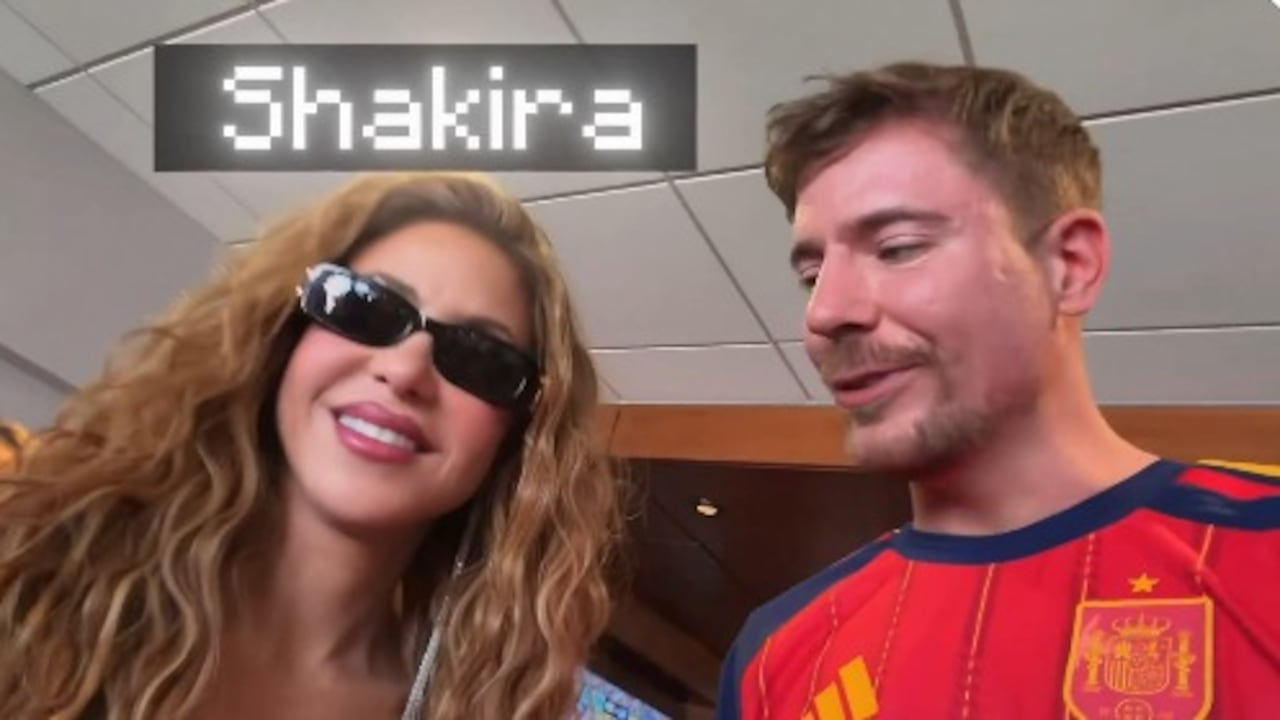 Shakira busca apoyo de MrBeast para construir escuelas en su natal Barranquilla