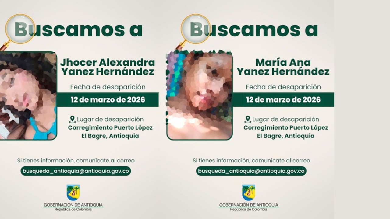 Las menores habrían sido retenidas por disidencias de las Farc en medio de enfrentamientos con el Clan del Golfo.