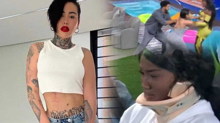 Yina Calderón genera caos en “La Mansión de Luinny” tras empujar a una compañera a la piscina