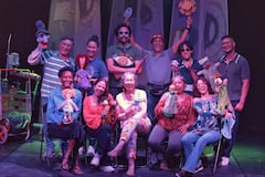 Miembros de la Casa de Los Títeres en el Festival Internacional de Títeres 2026.