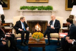 El presidente de Estados Unidos, Joe Biden, y Edmundo González se reunieron en la Casa Blanca.