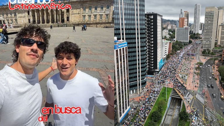 Influencers españoles visitando Bogotá.