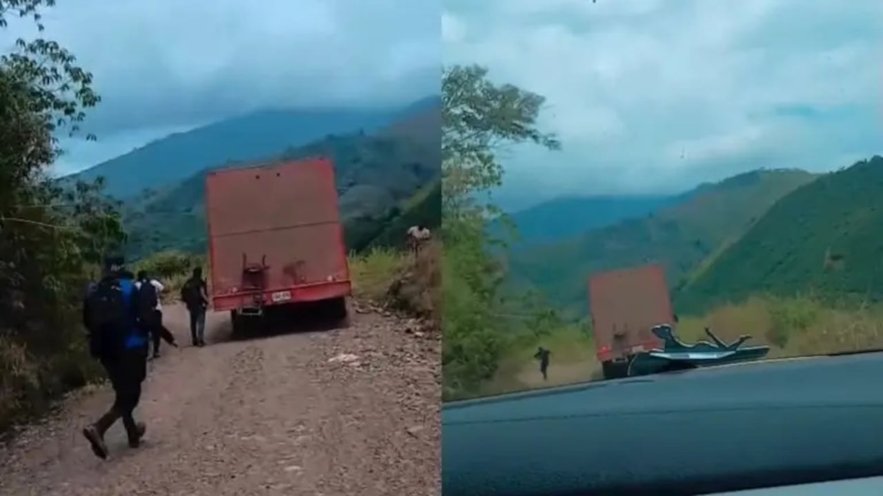 Integrantes de la guardia indígena se enfrentaron a disidencias luego del hurto de un camión.