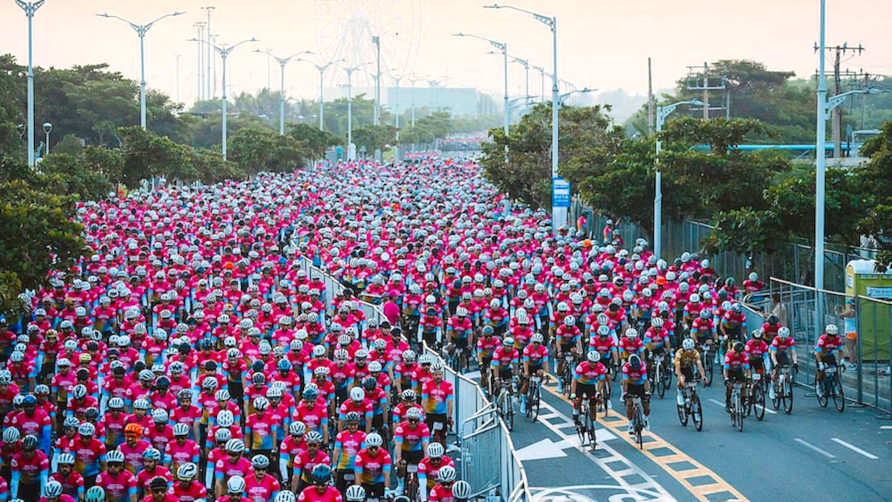 Miles de corredores de Colombia y el mundo participaron en el Giro de Rigo 2025, en Barranquilla.
