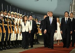 El presidente de Estados Unidos, Donald Trump viajó a China, se esperan acuerdos que beneficien a ambos países.