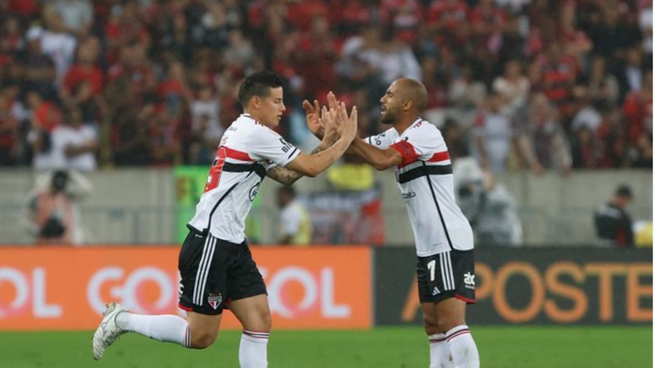 James Rodríguez y Lucas Moura.
