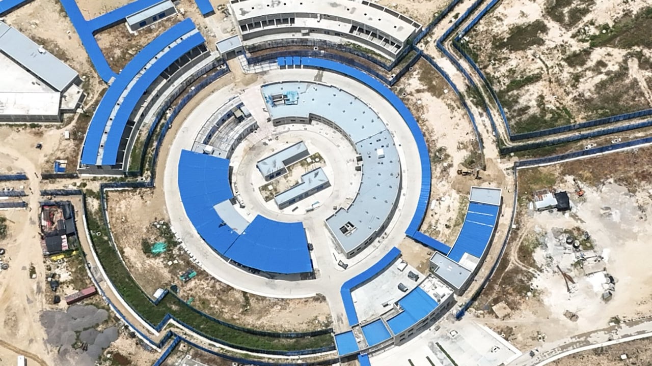 La megacárcel de Sabanas de San Ángel, que se encuentra en un 86 % de su construcción.