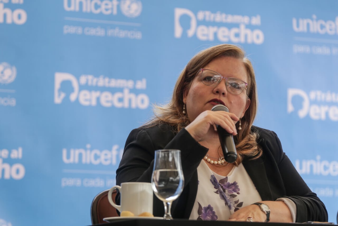 Astrid Cáceres, directora del Instituto Colombiano de Bienestar Familiar (ICBF).