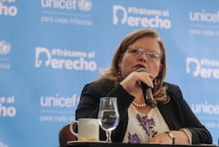 Astrid Cáceres, directora del Instituto Colombiano de Bienestar Familiar (ICBF).