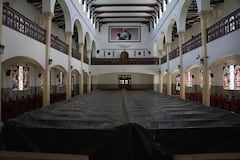 Así luce hoy la parte principal de la iglesia. Sus puertas están cerradas desde el 10 de agosto pasado.