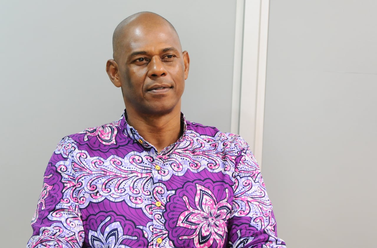 Cali: Denis Rentería Chala, candidato a la Alcaldía de Cali. foto José L Guzmán. EL País sept 25-23