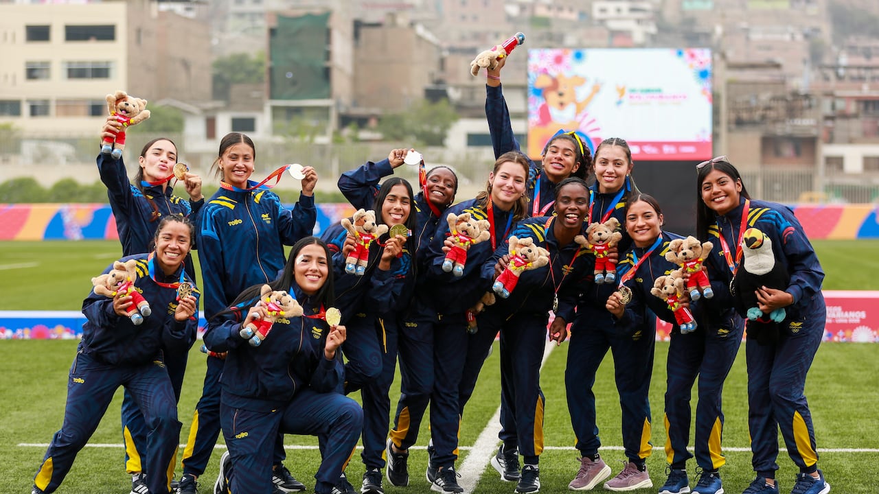 El equipo colombiano se quedó con la medalla de oro del rugby femenino de Juegos Bolivarianos 2025.