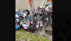 Deslizamiento de tierra ocurrido en una mina de oro en Santa Bárbara de Iscuandé, en el departamento de Nariño.