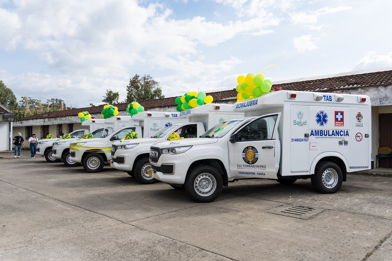 Con esta entrega, el Cauca suma 57 ambulancias distribuidas durante el actual gobierno y proyecta alcanzar 71 vehículos en el departamento.