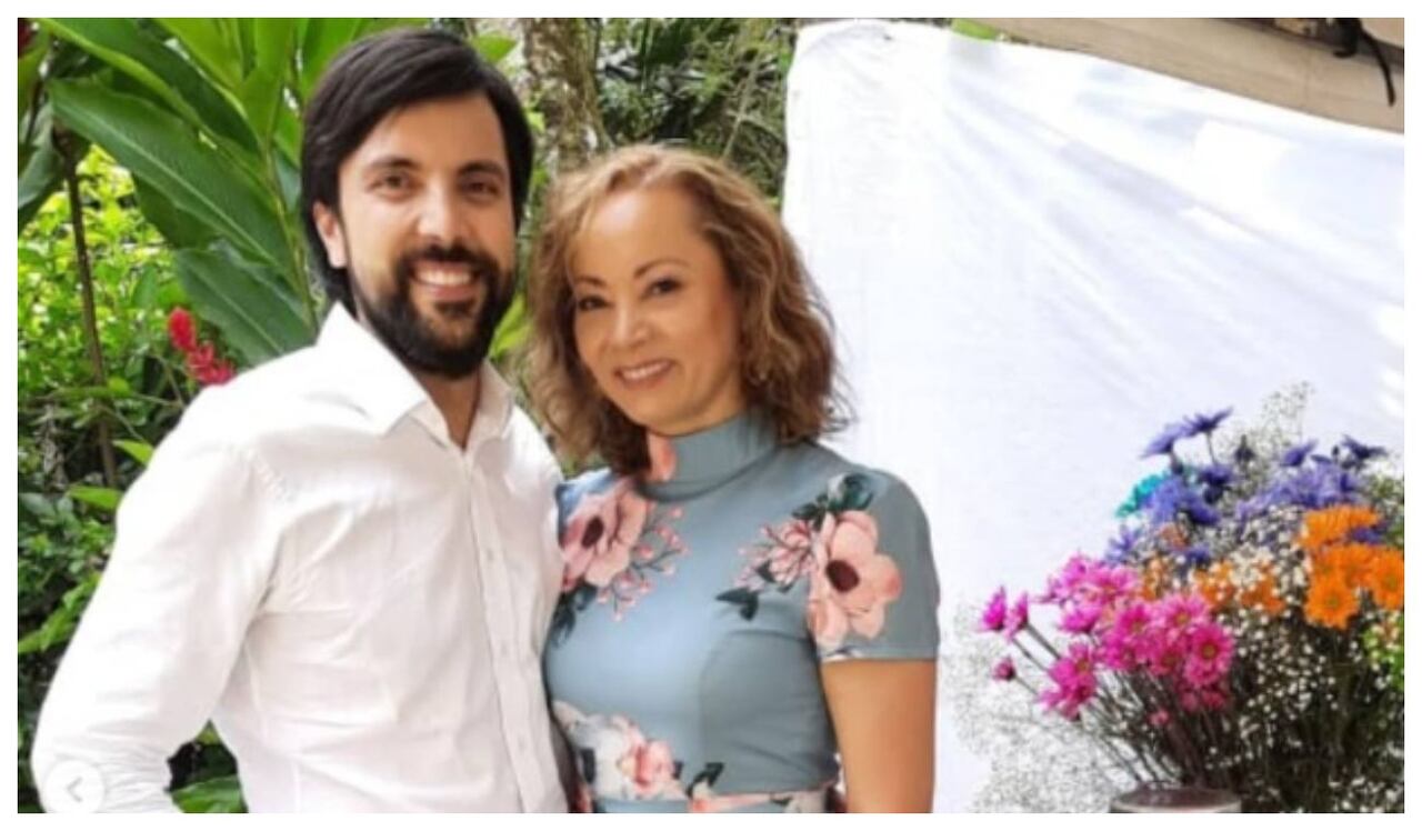 Fabián Copete y Aída Morales. Foto: Instagram @aidamoraleactriz.