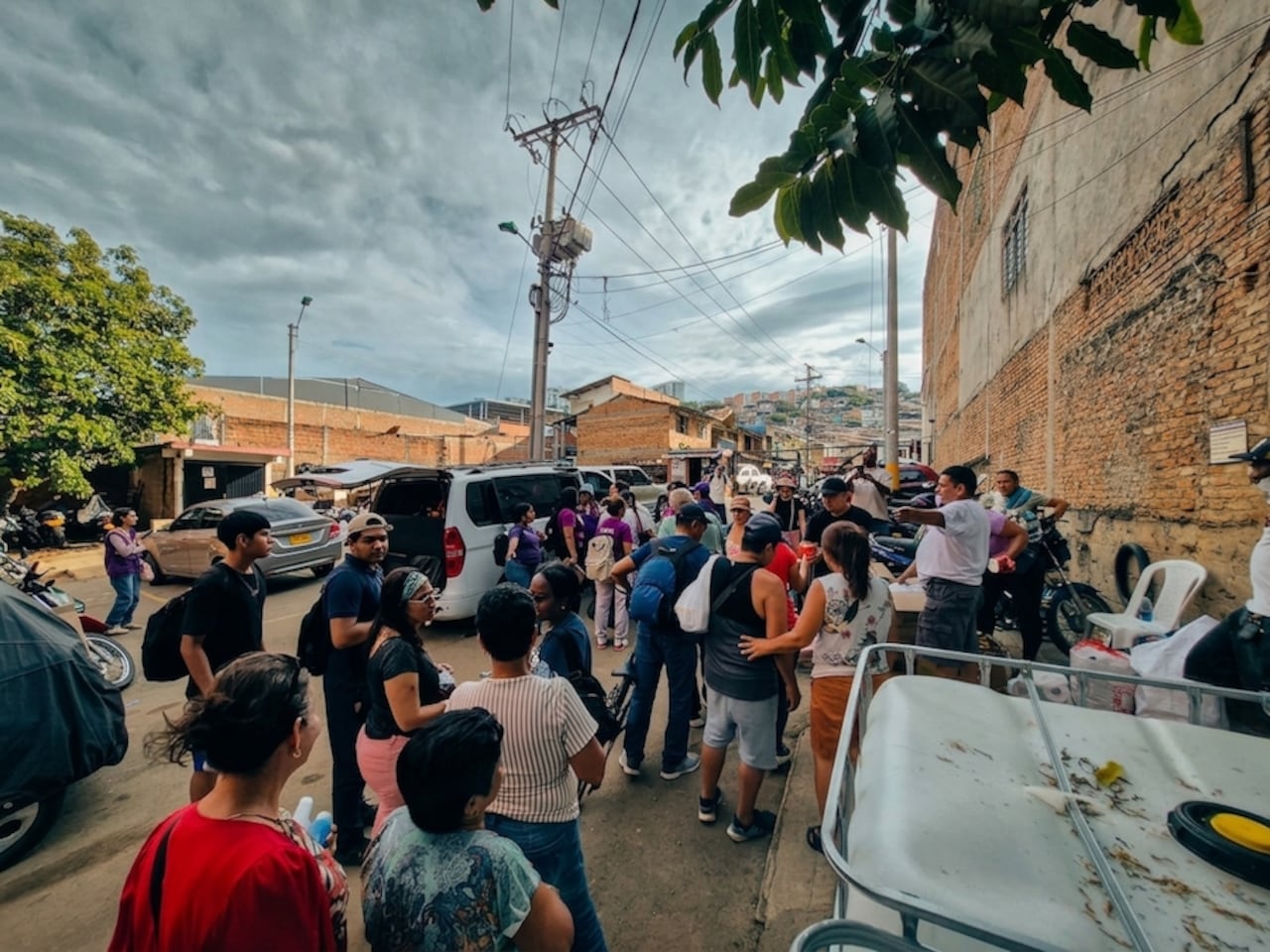 Las familias damnificadas recibieron alternativas de alojamiento como parte de la respuesta institucional ante la emergencia.