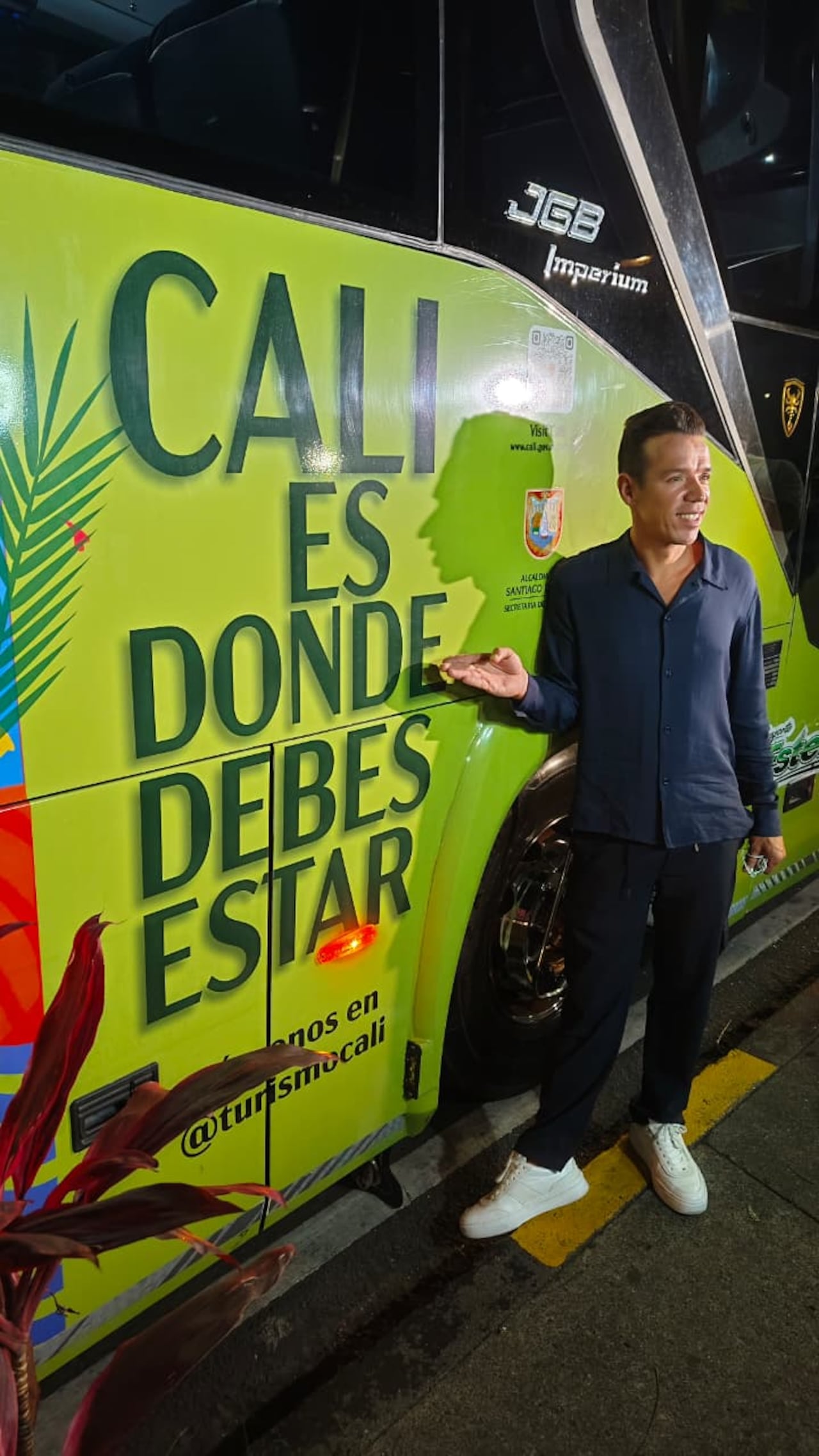 Con un afectuoso saludo, Rigo reafirmó su intención de proyectar la mejor imagen de Cali y el Valle ante el mundo