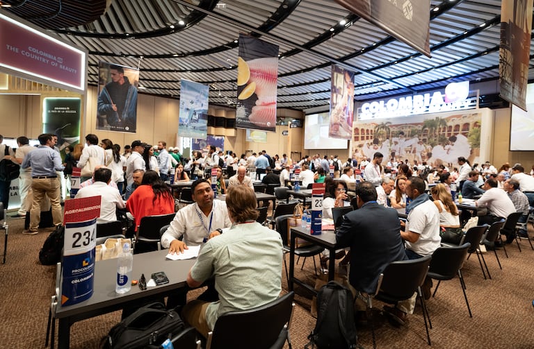 Mas de 4000 empresarios estarán presente en la Macrorrrueda de negocios de las Américas que arranca este 14 de abril en Bogotá. Foto: Procolombia.