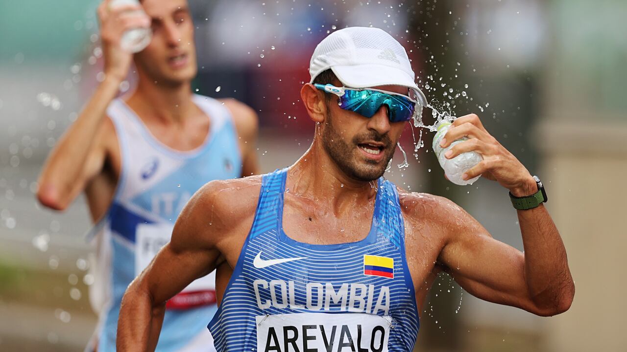 Éider Arévalo, campeón mundial de los 20 km marcha (2017).