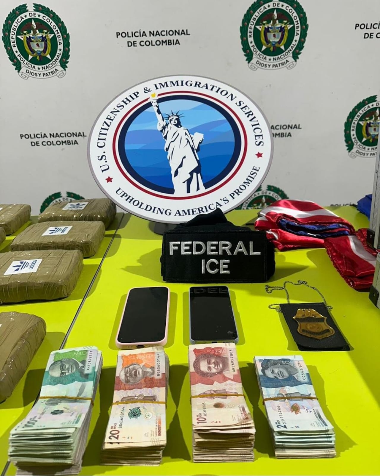 La operación fue desarrollada de manera conjunta por la Dijín, la Fiscalía y autoridades estadounidenses, con apoyo de organismos especializados en cibercrimen.