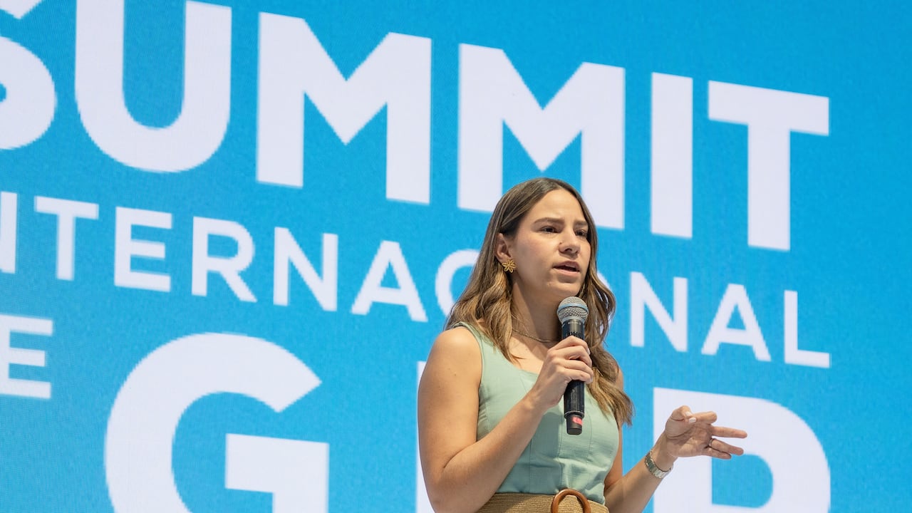 Sara Vélez, directora de Agremgas, gremio que agrupo a las empresas distribuidoras de GLP en Colombia.