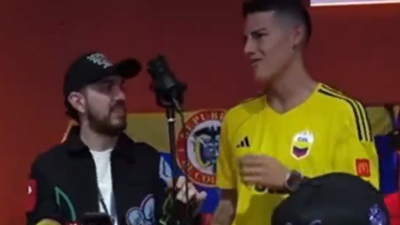 James Rodríguez confesó que estará en Colombia
