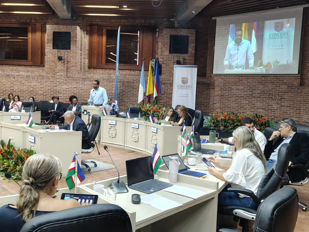 Cali: Sesión del Concejo de Cali, debate elección contralor