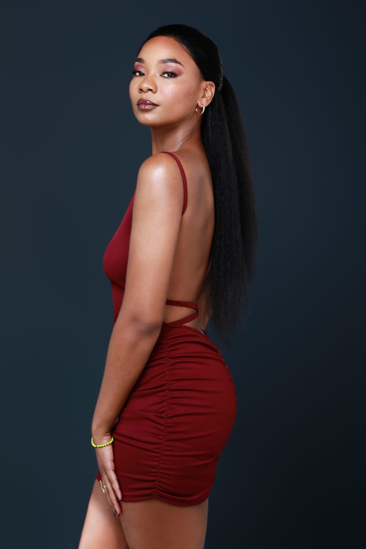 Karent Hinestroza hace parte del elenco de María La Caprichosa junto a Sebastián Eslava, Carolina Cuervo, Indhira Serrano y Carlos Carvajal.