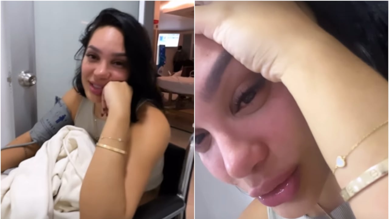 Andrea Valdiri compartió un video en sus redes sociales, donde mostró el accidente que sufrió en uno de sus pies.